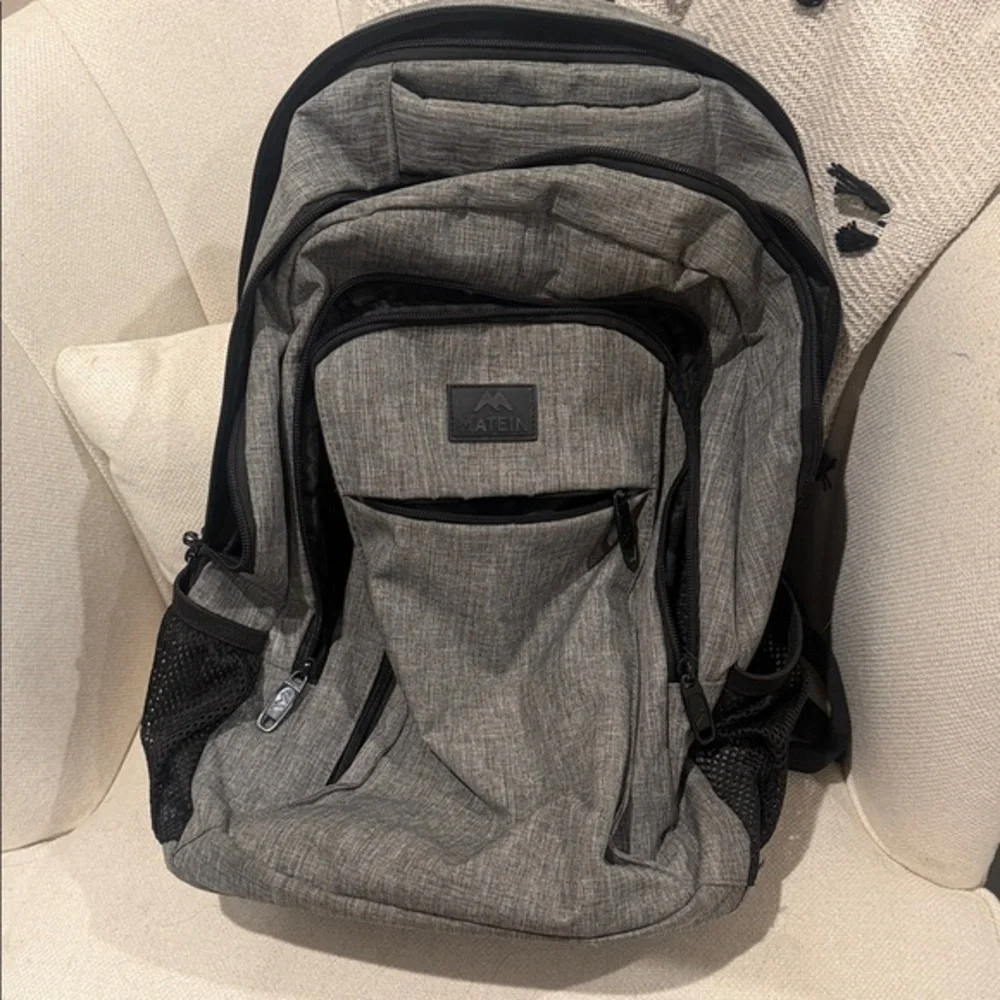 Matein Charcoal Backpack - Picture 1 of 2